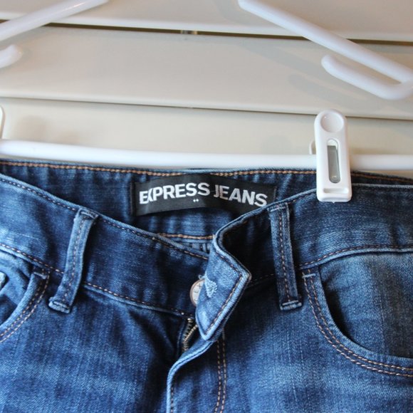 express jeans, size 2 short - Picture 2 of 4